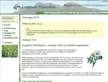 Tablet Screenshot of draglandplanteskole.no